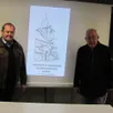 photo  les membres de l’association agir pour le patrimoine malicornais, yann giraud et jean-claude gilbert. 