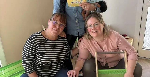 photo  les trois animatrices de la mam de hauterive.  &copy;  ouest-france 