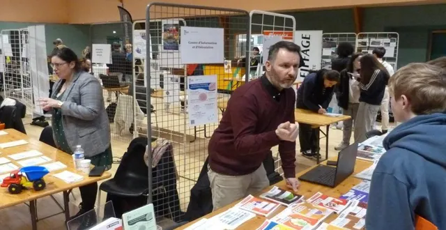 photo  le forum des métiers est un moment plébiscité par les élèves et les acteurs économiques du territoire.  &copy;  archives ouest-france. 