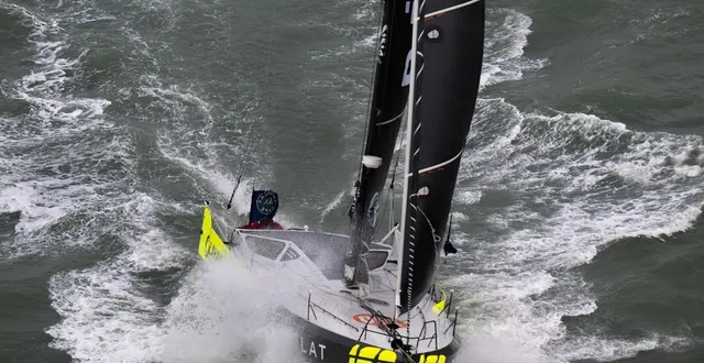 photo  lomano takasi sera au départ de la route du rhum 2026.  &copy;  david ademas / ouest-france 