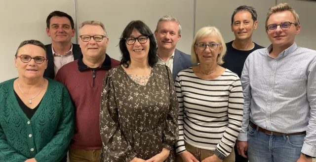 photo  une partie de la liste argentan unis pour demain. de gauche à droite : danièle benoist, hervé lasne, yannick beauchef, fabienne lecornec, frédéric leveillé, chantal boisgontier, yannick jouadé et julian ladame.  &copy;  ouest-france 