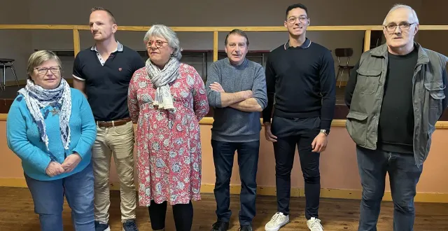 photo  annette martin, maire, (au centre) avait envie d’un seul mandat : il sera terminé en mars 2026.  &copy;  ouest-france 