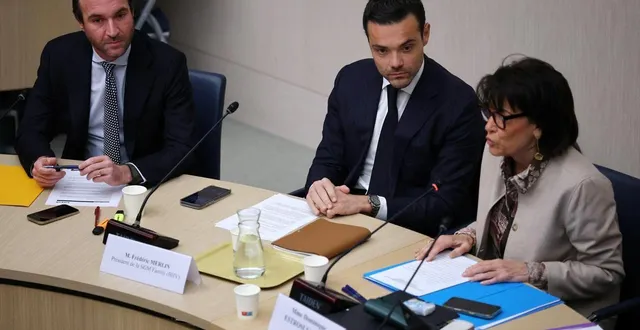 photo  shein a accepté de se plier aux questions des sénateurs en commission des affaires économiques, représenté par son porte-parole, quentin ruffat, tout comme frédéric merlin, représentant de sgm, propriétaire du bhv à paris.  &copy;  reuters 