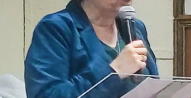 photo  marie-noëlle richard, maire, a dirigé la cérémonie des vœux.  &copy;  co 