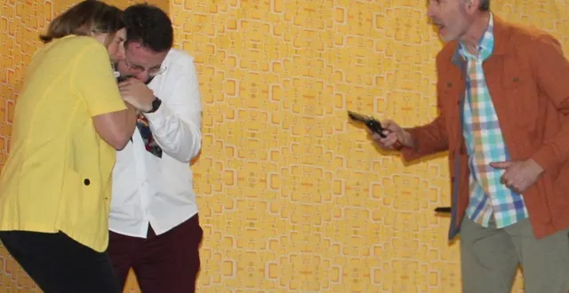 photo  un quiproquo et ses effets, en scène.  &copy;  le maine libre 