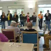photo une douzaine de collégiens accompagnés de leurs professeurs ont donné une demi-heure de concert.