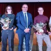 photo  jacky delahaye, ella chicault, audrey provost et bruno bois ont été mis à l’honneur lors de la cérémonie des vœux. 