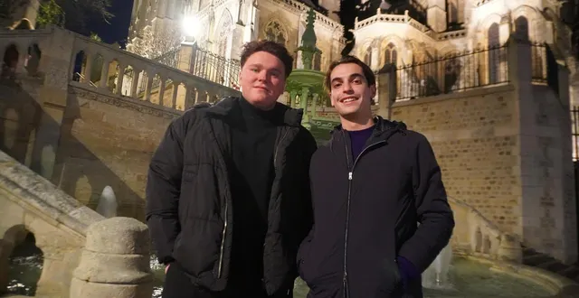 photo  titouan baguelin et charles passenaud préparent un rendez-vous majeur au mans, vendredi 23 janvier 2026, pour célébrer le premier anniversaire de melodìa,  &copy;  ouest-france 