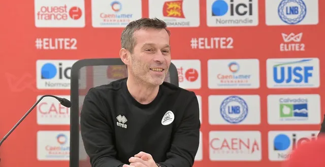 photo  jean-baptiste lecrosnier, l’entraîneur du caen bc.  &copy;  guillaume marie 