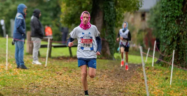 photo  titré lors des départementaux, le minime sbaciste yann girardeau a une belle carte à jouer.  &copy;  co - thomas nyd 