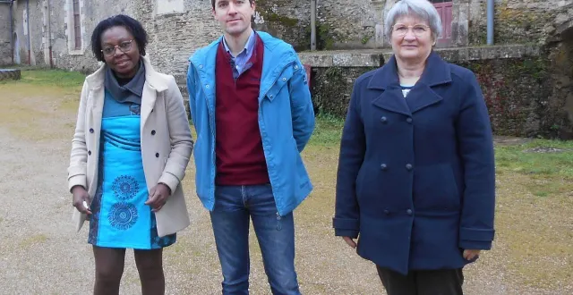 photo  bertille wasiak, guillaume jouanneau et françoise vadot, actuels élus de la minorité, lancent une réflexion à gauche pour les municipales 2026.  &copy;  co 