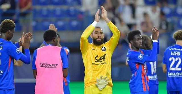 photo  anthony mandréa va retrouver son statut de titulaire dans les buts du sm caen, vendredi 23 janvier 2026 face à quevilly rouen.  &copy;  guillaume marie 
