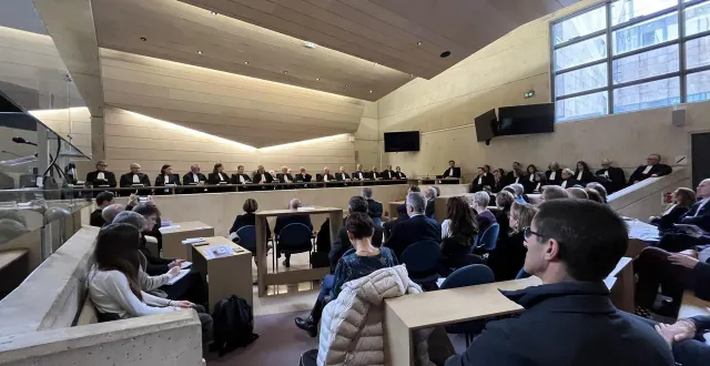 photo  l’audience solennelle de rentrée du tribunal des activités économiques s’est déroulée ce 19 janvier 2025, au mans (sarthe).  &copy;  ouest-france. 