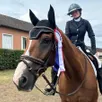photo  ella chicault et son cheval fao des champs. 