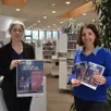 photo hermine potiron et marion bir présentent le programme des nuits de la lecture 2026.