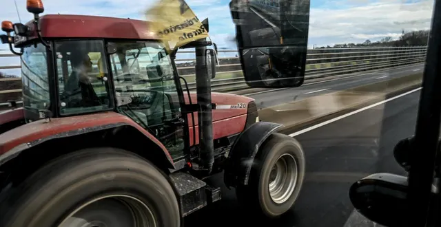 photo  des tracteurs manifestent à l’appel de la coordination rurale. photo d’illustration.  &copy;  archives ouest-france 