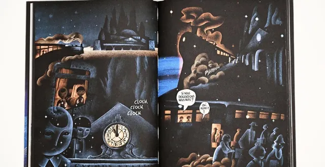 photo  train de nuit dans la voie lactée…  &copy;  adrien demont/morgen 