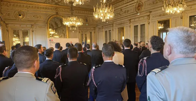 photo  les forces de sécurité ont été invitées à la préfecture, vendredi 23 janvier 2026.  &copy;  préfecture de maine-et-loire 