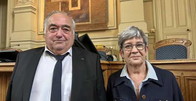 photo  angers, le 23 janvier 2026. marc sylvestre et muriel orçonneau troquent à nouveau leurs sièges de président et vice-présidente pour la quatrième année consécutive.  &copy;  co - franck de brito 