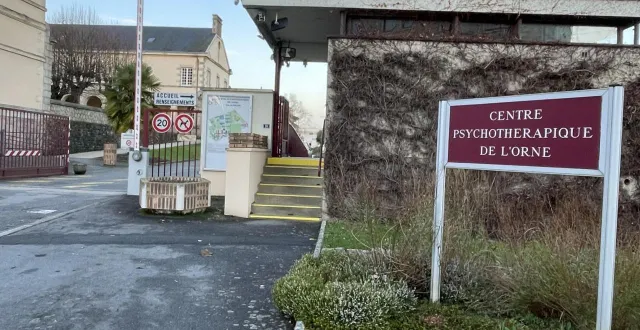 photo  le centre psychothérapique de l’orne, à alençon (orne).  &copy;  archives ouest-france 