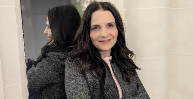 photo  l’actrice, et désormais réalisatrice, juliette binoche est venue présenter son premier film, 