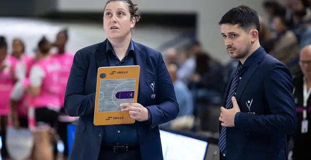 photo  l’entraîneure aurélie bonnan et son adjoint marius blanchard prolongent de deux saisons leur contrat avec l’uf angers.  &copy;  photo co - régine lemarchand 