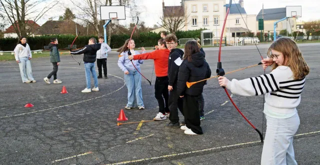 photo  les points récoltés au tir à l’arc rapportent des indices pour résoudre les énigmes.  &copy;  ouest-france 
