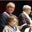 photo  pascal crossouard s’est adjugé le concours du conseil municipal junior pour son ultime cérémonie des vœux. 