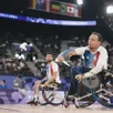 photo  david toupé pendant les jeux paralympiques de paris 2024. 