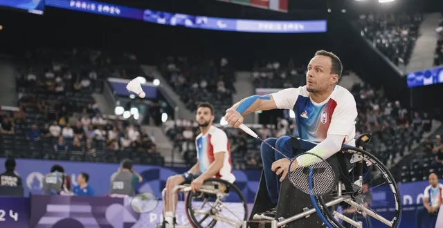 photo  david toupé pendant les jeux paralympiques de paris 2024.  &copy;  photo vincent curutchet - kmsp 