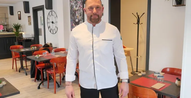 photo  le chef mathias poupard a rouvert le bistrot du conquérant à falaise, pour un service du vendredi midi au lundi soir.  &copy;  ouest-france 