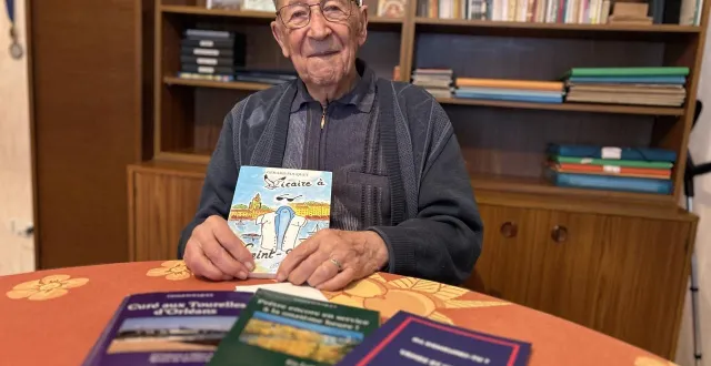 photo  mûrs-erigné, le 8 janvier 2025. le père gérard fouquet a servi pendant six mois à saint-tropez dans les années soixante. une expérience forte dont il a fait un livre paru en 2004.  &copy;  co 