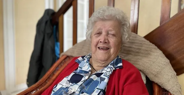 photo  en 2024, marguerite lecourt, alors âgée de 110 ans, vivait encore chez elle. ouest-france l’avait rencontré.  &copy;  archives ouest-france 