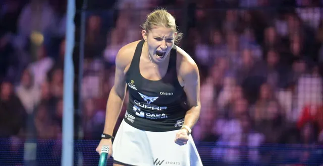 photo  padel padel x live finale femme alix collombon  &copy;  guillaume marie 