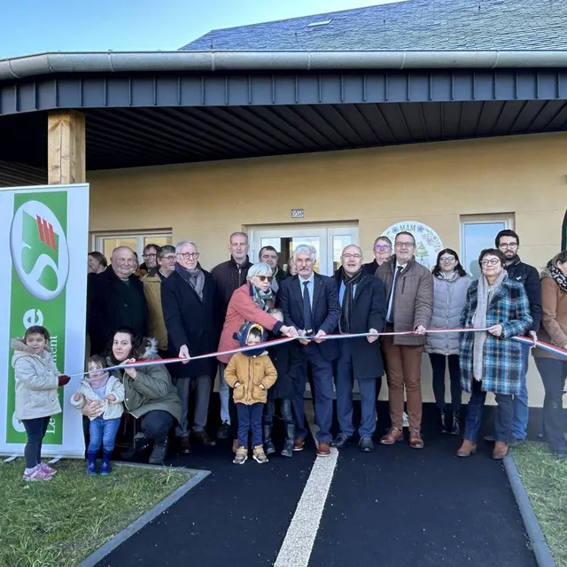 photo joël lelarge, maire de thorée-les-pins (sarthe), a inauguré son dernier grand projet, la nouvelle mam, ce samedi 24 janvier 2026.  ©  ouest-france