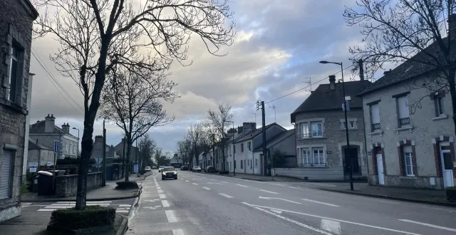 photo  la collision entre la voiture et les deux piétons s’est produite dimanche 25 janvier vers 15 h à la hauteur du numéro 35 de la rue rhin et danube à alençon.  &copy;  ouest-france 