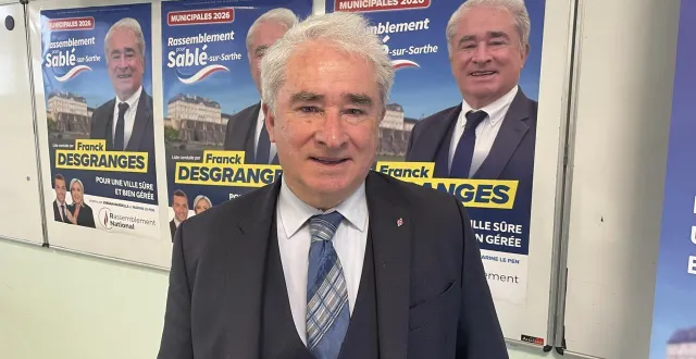 photo  pour les élections municipales de mars 2026, franck desgranges est le candidat du rassemblement national à sablé-sur-sarthe.  &copy;  le maine libre 