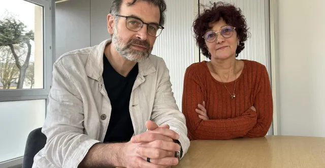 photo  sabrina prieure et son avocat me nicolas jérusalémy.  &copy;  co - franck de brito 