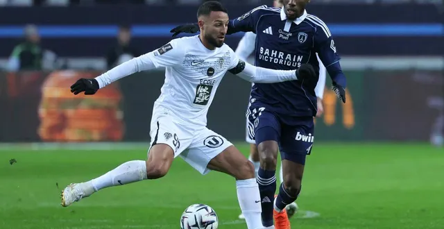 photo  haris belkebla a fait un bon match dans l’entrejeu angevin.  &copy;  afp 