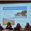 photo  lors de la présentation de la délibération  prévoyant la rénovation du multi-accueil couleurs de maine, au conseil de décembre. 