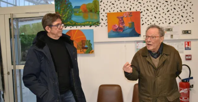 photo  michel hivert et jean-paul maillot.  &copy;  le maine libre 