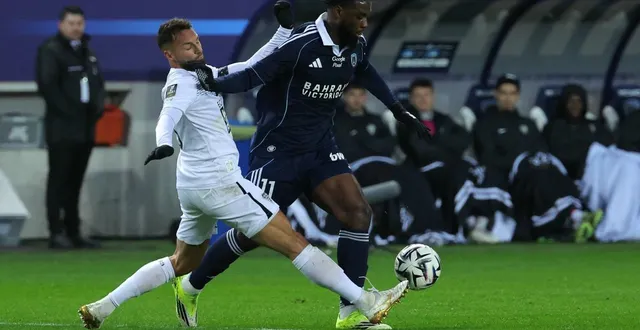 photo  haris belkebla, au duel avec jean-philippe krasso, fut un symbole de la solidité angevine retrouvée.  &copy;  afp 