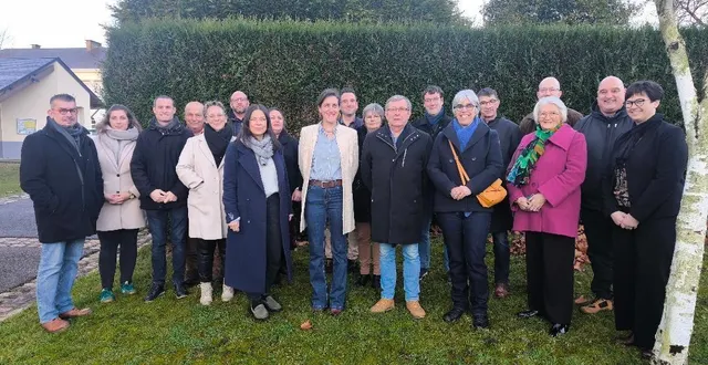 photo  à la chapelle-d’aligné (sarthe), anne-charlotte aubel est à la tête de la liste « unis pour construire l’avenir », candidate aux élections municipales des 15 et 22 mars 2026.  &copy;  ouest-france 