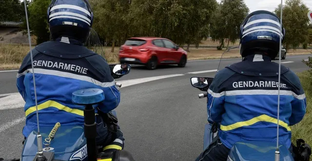 photo  un gendarme à moto a été blessé après avoir tenté d’intercepter un véhicule pour excès de vitesse le 22 juin 2025 à saint-crespin-sur-moine, commune déléguée de sèvremoine (maine-et-loire).  &copy;  archives co- josselin clair 