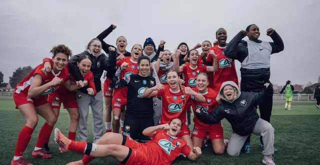 photo  le sm caen est le seul club non issu de la première ligue à être qualifié pour les quarts de finale de la coupe de france féminine.  &copy;  anthonin cathrine / sm caen 