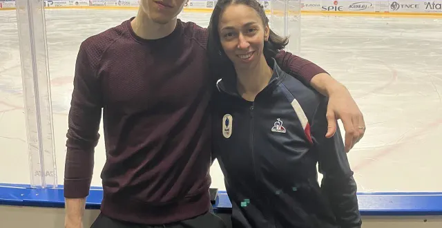 photo  le couple kovalev a appris, ce lundi 26 janvier, sa participation à l’épreuve de couple aux jeux olympiques 2026  &copy;  ouest-france 