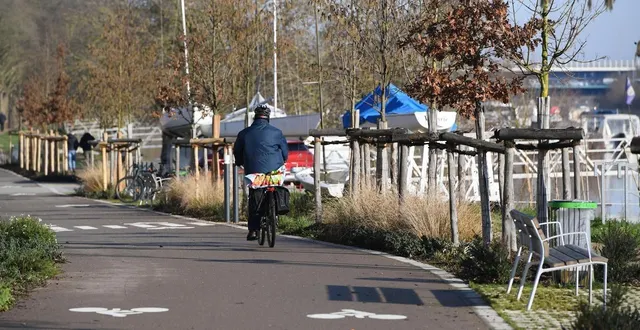 photo  l’aménagement de la promenade de reculée est une illustration de l’effort réalisé pour donner plus de place au vélo à angers.  &copy;  archives co – josselin clair 