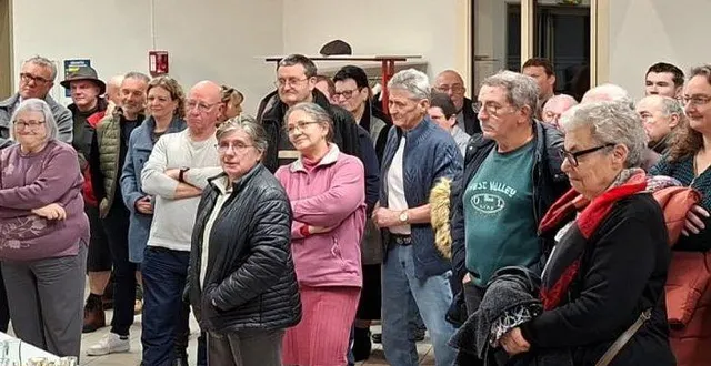 photo  les habitants sont venus en nombre pour les vœux.  &copy;  ouest-france 