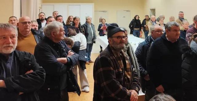 photo  environ quatre-vingts personnes ont assisté aux vœux.  &copy;  ouest-france 