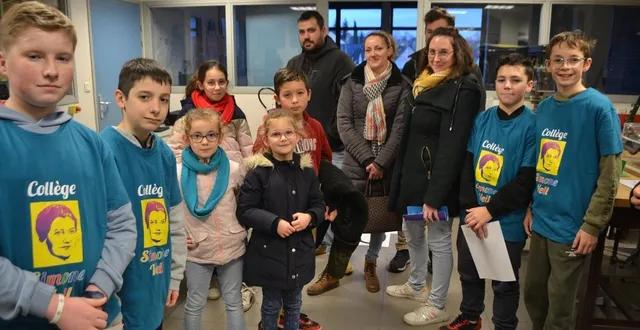 photo  les collégiens ont reçu les familles le samedi 23 janvier, ici à l’espace technologie.  &copy;  le maine libre 